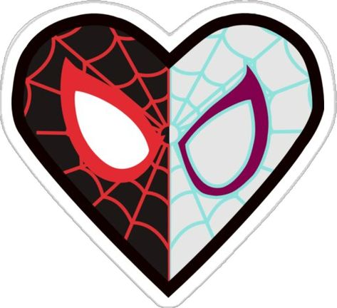 Miles Morales Stickers, Gwen Sticker, Miles X Gwen, Spiderman Stickers, Spiderman And Spider Gwen, Spiderman Drawing, Spiderman Spider, Iphone Case Stickers, Collage Phone Case