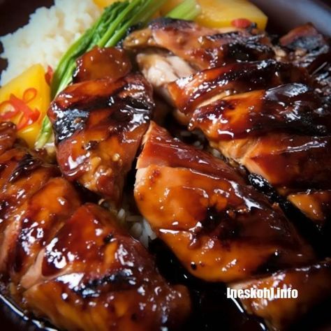 Hawaiian Grilled Teriyaki Chicken | InesKohl Kitchen Ineskohl Kitchen, Teriyaki Pineapple Chicken, Sweet Hawaiian Crockpot Chicken Recipe, Honey Teriyaki Chicken, Slow Cooker Salisbury Steak, Best Macaroni Salad, Chicken Teriyaki Recipe, Grilled Teriyaki Chicken, Chowder Recipes