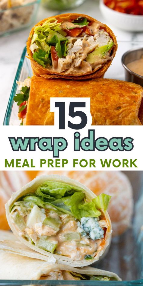 I have a list of easy, quick and simple lunch wrap ideas. All of them can be made ahead are healthy and best served cold. Along with those recipes, I have dips, sides, and tips that will make your lunch the envy of everyone in the office! Quick Easy Office Lunch, Simple Lunch Wraps, Wraps To Go Lunch Ideas, Easy To Pack Lunches To Work, Lunches To Eat Cold, Cold Lunches On The Go, Easy Wrap Ideas For Lunch, Work Lunch Wraps, Cold Lunch Ideas For Women