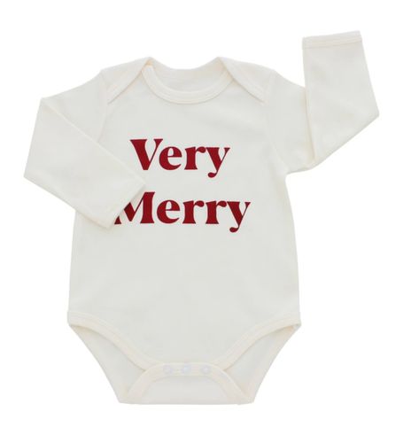 If you're excited to celebrate your baby's first Christmas, then get into the spirit of the season with one of these Baby's First Christmas onesies or rompers. There are so many adorable options on the market that it may be hard to select just one, but we've done a little research to find the cutest of the cute. It's beginning to look a lot like Christmas — so get your baby ready! #babyclothes #christmas2021 Christmas Baby Onesie, Holiday Onesies, Merry Christmas Baby, Christmas Onesie, Vintage Boho Fashion, Baby Christmas, Holiday Baby, Buy Buy, Long Sleeve Onesie