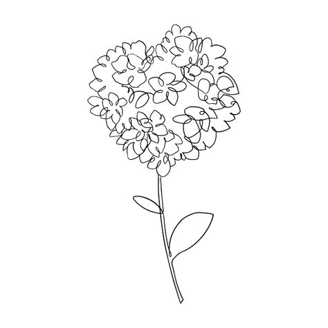 Simple Flower Outline, Cricut Flowers, Outline Illustration, Flower Outline, Aesthetic Flower, Simple Flower, Simple Flowers, Vector Hand, Graphic Resources