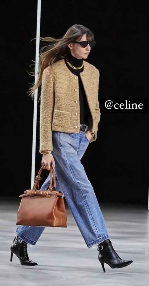 Tweet Jacket Outfit, Chanel Jacket Outfit, Celana Jins, Tweed Jacket Style, The Best Hummus, Best Hummus, Tweed Jacket Outfit, Shop Your Closet, Jeans For Fall