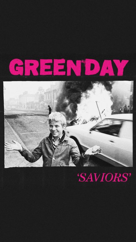 Green Day Lockscreen, Green Day Saviors, Green Day Wallpaper Iphone, Green Day Album Cover, Green Day Wallpaper, Green Day Tattoo, Green Day Poster, Green Day Albums, Phone Backgrounds Funny