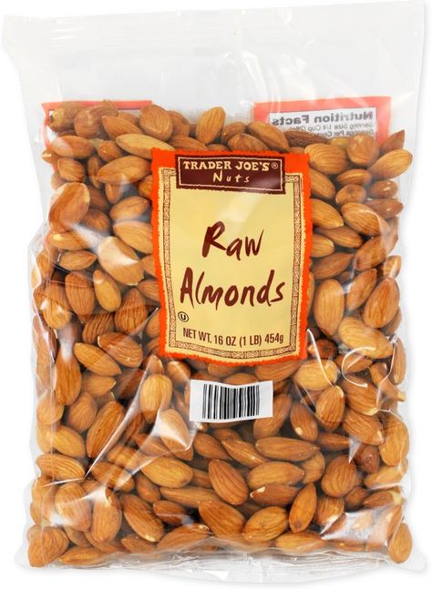 Trader Joes Snacks, Trader Joe's Products, Healthy Groceries, Raw Almonds, Keto Foods, Healthy Work Snacks, Snacks For Work, High Protein Low Carb, Baked Dessert Recipes