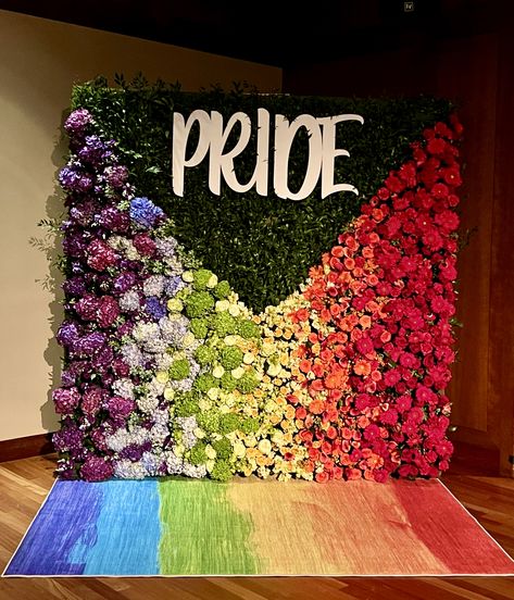 NYU celebrates NYC Pride last week at Schwartz Plaza ❤️🧡💛💚💙💜 We got to create a photo moment and matching decor for the Pride, rainbow-themed event ✨ #bfloralnyc #pride #2022 #nyu #schwartzplaza #rainbow #photomoment Nyc Pride, Photo Moment, Pride Rainbow, The Pride, Pride Flag, Pride Flags, Artificial Flowers, A Photo, To Create