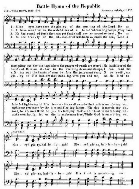 One of my all time favorites! Battle Hymn Of The Republic, Spiritual Wellbeing, Hymn Lyrics, Gospel Song Lyrics, Christian Hymns, Hymns Of Praise, Hymn Sheet Music, Hymn Music, Study Topics