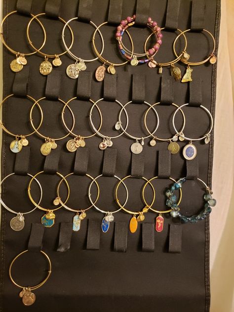 A closer picture of how I organize and store my bracelets Alex And Ani Bracelets, How To Store, Alex And Ani, Infinity Bracelet, Personalized Items, Quick Saves