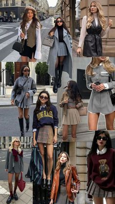 Paris Outfit Inspo Fall, Pleated Mini Skirt Outfit Fall, Haute Couture Aesthetic Casual Outfits, Fall Heels Outfit, Outfit Trends 2025, Fall Ootd 2024, Fashion Inspo Outfits Fall 2024 Work, Fw24 Fashion Trends, Autumn Europe Outfits