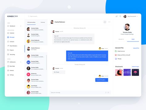 Chat/Messenger - Web App by Kazi Sayed Crm Design, Online Chatting, Web Application Design, Web Dashboard, Ui Design Dashboard, Wireframe Design, Social Design, Dashboard Ui, Game Interface