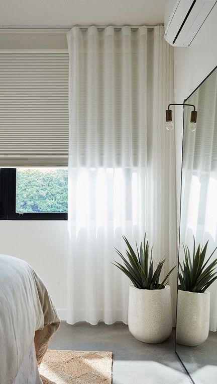 Black Out Blinds With Sheer Curtains, Sheer Blinds Living Room, Sheer Curtains With Blinds, Sheer Curtains Bedroom With Blinds, S Fold Sheer Curtains, Roller Blinds With Sheer Curtains, Blinds With Sheer Curtains, Curtains Living Room Sheer, White Sheer Curtains Bedroom