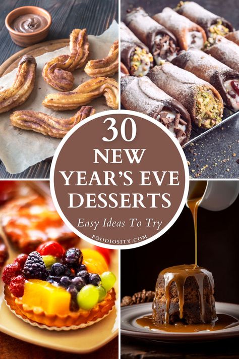 New Years Eve Sweets, New Year Recipes Ideas, New Year Baking, New Years Brownies, Nye Brownies, New Year’s Eve Deserts, New Year’s Desserts, Desserts For New Years Eve, New Years Dessert Ideas Easy