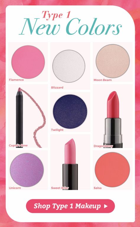 Yippee! NEW Type 1 makeup colors! Dyt Type 1 Colors, Type 1 Dressing Your Truth Outfits, Dyt Type 1 Makeup, Dyt Type 1 Hairstyles Long, Dyt Type 1/4, Dressing Your Truth Type 1 Colors, Dyt Type 1 Clothes, Type 1 Dressing Your Truth, Dyt Type 1 Clothes Color Palettes