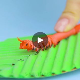 Moving Caterpillar, Stem Crafts, Earthworms, 5 Minute Crafts, Caterpillar, Making Out, Straw