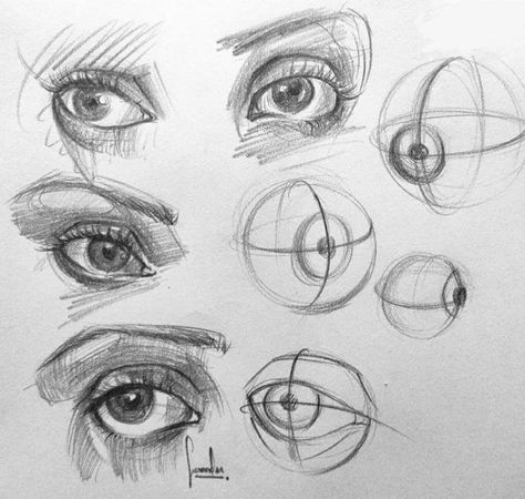 Eyeball Art, Eye Drawing Tutorials, Eye Sketch, Human Anatomy Drawing, Human Anatomy Art, Canvas Drawings, Beauty Art Drawings, Art Tools Drawing, Sketches Tutorial