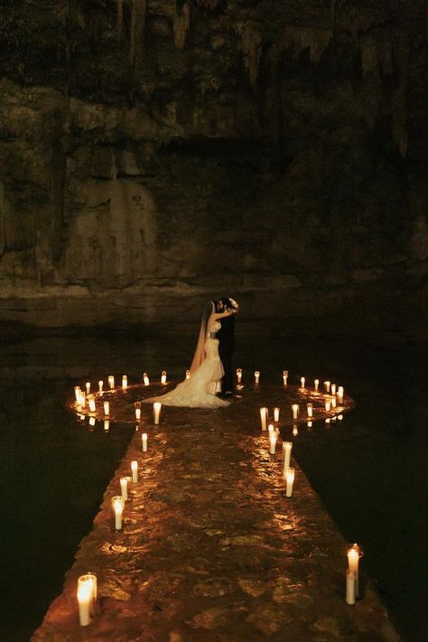 destination-wedding-tulum-mexico Cenote Wedding Ceremony, Yucatan Wedding, Dreams Cancun Wedding, Cenote Wedding, Tulum Wedding Venue Mexico, Casa Malca Tulum Wedding, Tulum Wedding Photography, Wedding Tulum, Cave Wedding