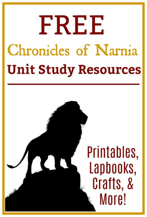 The Lion The Witch And The Wardrobe Unit Study, The Lion The Witch And The Wardrobe Activities Free Printables, The Lion The Witch And The Wardrobe Novel Study, Narnia Unit Study, The Lion The Witch And The Wardrobe Unit, Lion Witch And The Wardrobe Activities, Narnia Crafts For Kids, The Lion The Witch And The Wardrobe, Narnia Crafts