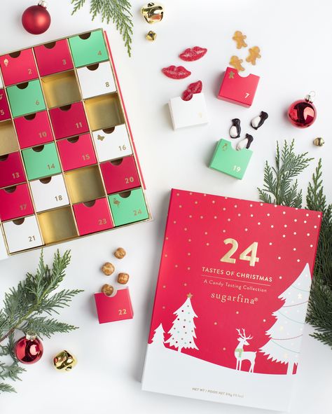 8 Amazing Advent Calendars (Chocolate, Wine, and More!) | Count down the days to Christmas with something delicious, from chocolate and candy to wine and even spirits. Each tiny drawer in this festive collection contains four pieces of Sugarfina's signature candy, including seasonal favorites pumpkin pie caramels and gingerbread cookie bites.  #christmas #adventcalendars #marthastewart Stuffing Ideas, Advent Calendar For Men, Unicorn Cake Decorations, Wine Advent Calendar, Candy Advent Calendar, Luxury Candy, Wood Calendar, Chocolate Advent Calendar, Days To Christmas