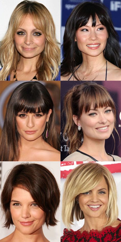 The Best (and Worst) Bangs for Square Face Shapes | The Skincare Edit Bad Bangs, Bangs For Square Face, Kikay Kit, Haircut For Square Face, Long Face Shapes, Square Face Hairstyles, Bangs For Round Face, Face Shape Hairstyles, Square Face Shape