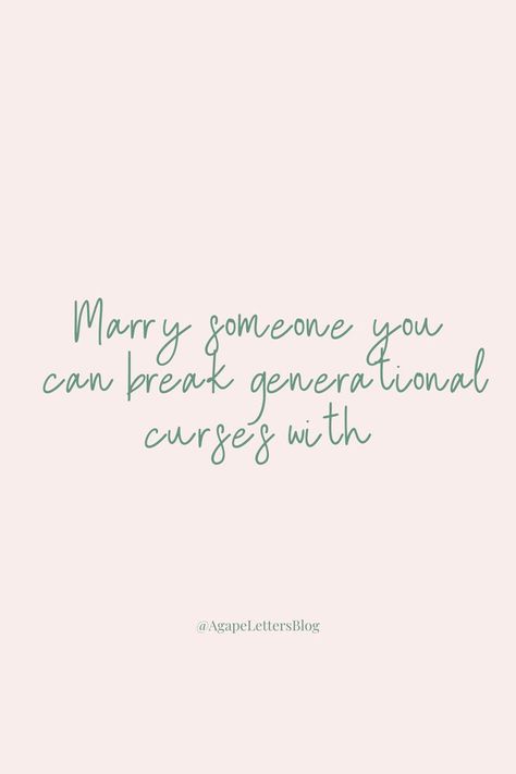 Break Generational Curses, Curse Quotes, Christian Marriage Quotes, Generational Curses, Awesome God, Christian Marriage, Prayer Warrior, Godly Man, Marriage Quotes