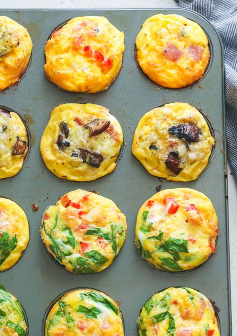 Breakfast Eggs Recipes, Breakfast Ideas With Eggs, Ideas With Eggs, Breakfast Egg Muffins, Muffins For Breakfast, Ip Recipes, Egg Cups Breakfast, Eggs Recipes, Egg Bites Recipe