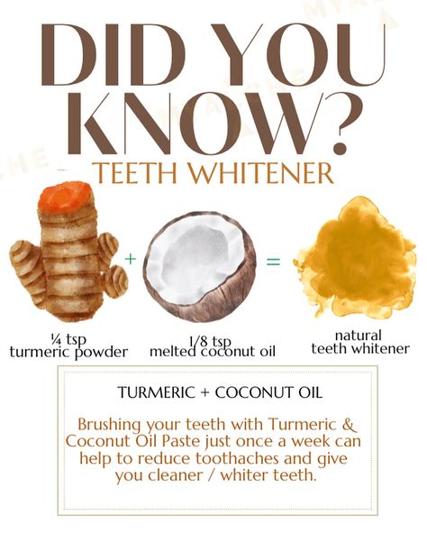 🦷 Natural Herbal Oral Care: Elevate Your Smile 🌿 Your oral health deserves the best that nature has to offer! At MYALCHE.com we bring you powerful herbal remedies to enhance your daily oral care routine. ✨ Turmeric + Coconut: Brighten your smile naturally and fight off bacteria with this potent duo. 🌸 Cloves: Chewing cloves is a remedy to help protect against cavities and freshen breath. Explore our herbal toothpaste and mouthwash bundle for a complete natural oral care experience. Treat y... Beauty Maintenance Routine, Natural Teeth Whitener, Herbal Toothpaste, First Aid Tips, Teeth Whitener, Natural Health Care, Oral Care Routine, Natural Teeth Whitening, Herbs For Health