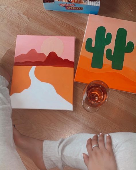 Paint Night Date Ideas, Diy Painting Date Night, Couple Date Painting Ideas, Painting Date With Boyfriend, Soo And Paint Ideas, Fun Couple Painting Ideas, Painting Ideas For Date Night, Painting Date Ideas Aesthetic, Easy Wine And Paint Ideas