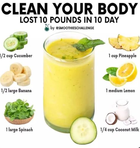 Heathy Drinks, Recipe Appetizers, Healthy Juice Drinks, Resep Smoothie, Fruit Smoothie Recipes Healthy, Light Food, Easy Healthy Smoothies, Smoothie Recipes Healthy Breakfast, Smoothie Drink Recipes