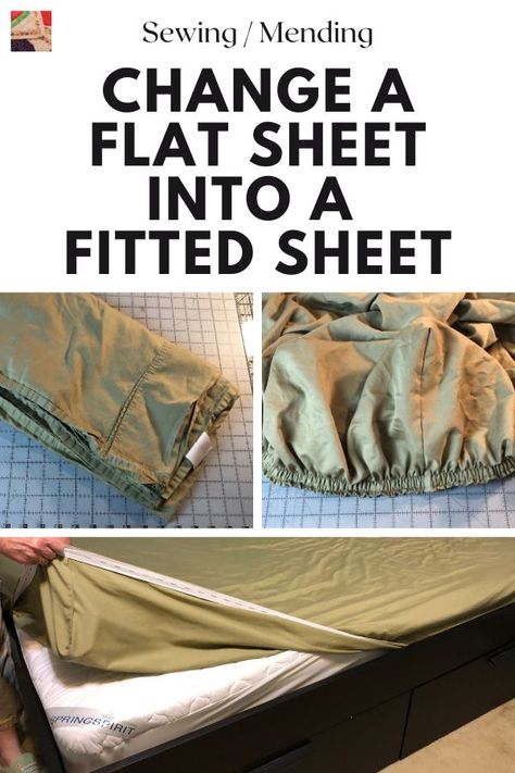 Sewing Fitted Sheets, Recycle Craft Projects, Zipper Bedding, Quilt Size Chart, Double Bed Sheets, Full Size Sheets, Bed Sheet Sizes, Queen Size Sheets, Fitted Bed