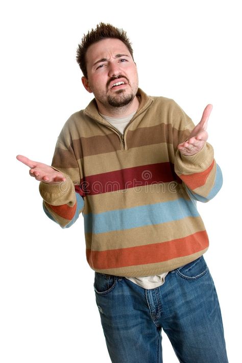 Confused Man. Confused isolated young man gesturing , #SPONSORED, #isolated, #Man, #Confused, #gesturing, #man #ad Men Casual, Health World, Mind Body Connection, Figure Poses, Dynamic Poses, Personality Disorder, Drawing Poses, Casual Button Down Shirt, Men Sweater