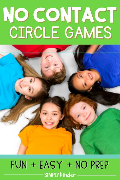 Fun Games To Play With Kindergarteners, No Prep Preschool Games, Games To Play With Kindergarten Students, Small Group Games Elementary, Kindergarten Recess Games, No Prep Elementary Games, Indoor Elementary Games, Pre K Group Games, Gym Games Elementary No Equipment