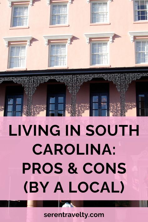 I’ve lived my entire life in the South. I’ve been around the block for a while, from the Southern charm and crawfish cookouts to the sweltering heat. While I grew up in Louisiana, I spent most of my formative years in South Carolina. I’ve been living in South Carolina for almost twenty years now. In that time, I’ve learned much about the state, and there’s a lot to learn. In this article, I'm going to share with you what you need to know about living in South Carolina, plus its pros and cons. Low Country South Carolina, Living In South Carolina, South Carolina Aesthetic, South Carolina Style, Lake Keowee South Carolina, South Carolina Living, Lexington South Carolina, Moving To South Carolina, Moving Out Of State