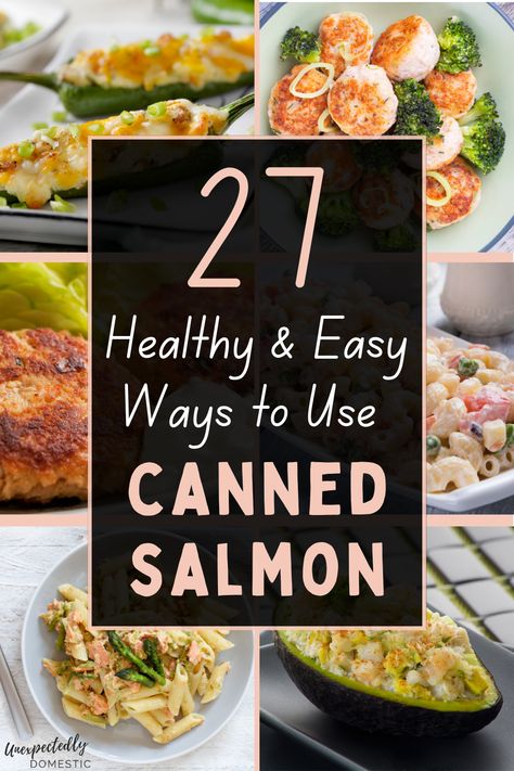 Dinners With Canned Salmon, What Can I Do With Canned Salmon, Salmon In A Pouch Recipes, Noom Recipes Salmon, Best Canned Salmon Recipes, Canned Salmon Nuggets, Recipe Canned Salmon, Salmon Recipes Shredded, Things To Make With Canned Salmon