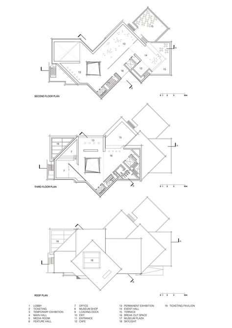 Gallery of Odunpazari Modern Art Museum / Kengo Kuma & Associates - 19 Gallery Plan Architecture, Koshino House, Art Museum Architecture, Museum Flooring, Art Galleries Architecture, Museum Plan, San Myshuno, Modern Art Museum, مركز ثقافي