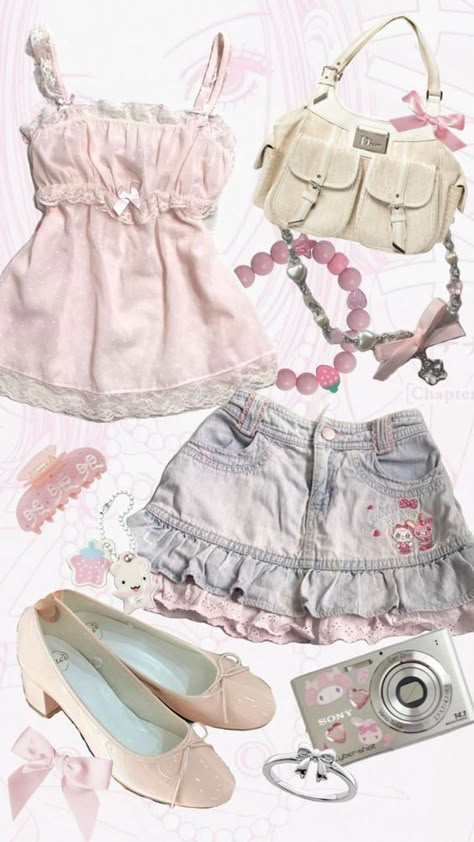 #shojo #aesthetic #fashion #outfit #coquette Kawaii Outfit Ideas, Kawaii Fashion Outfits, Creation Couture, Grunge Goth, Mode Inspo, Pink Outfits, Really Cute Outfits, Kawaii Clothes, Clothes And Accessories