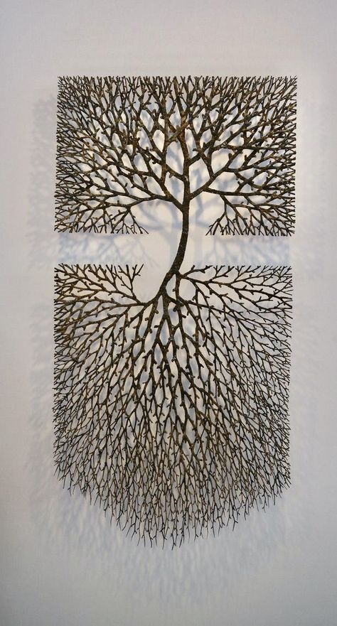 Boom Kunst, Art Fil, Carved Wood Wall Art, Wire Tree Sculpture, Metal Tree Wall Art, Textured Canvas Art, Metal Art Welded, Garden Art Sculptures, Metal Art Projects