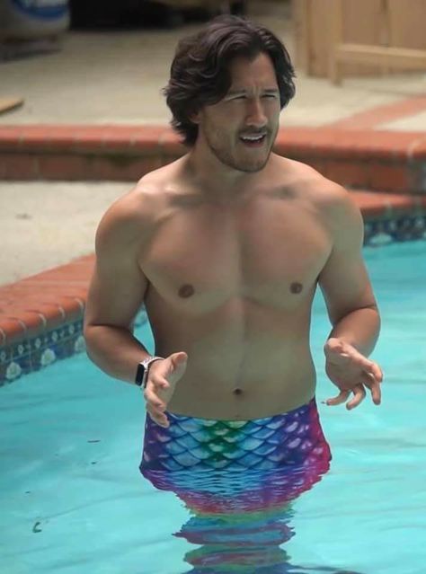 Turning Mark and Ethan into Mermaids | Unus Annus | Mark Appreciation Bod Terrence Loves You, Mark And Ethan, Dad Bod, Hottest Guy Ever, Markiplier, Shirtless Men, Celebrity Crush, Youtubers, Pretty People