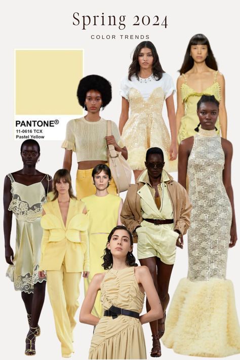 #colortrends2024 #springcolortrends2024 #fashion #pantone #dresstoimpress #springoutfits #colortrendsforspring2024 #spring2024 Ss 25 Color Trends, Summer 24 Trends, Spring Colors 2024, Fashion Trend 2024 2025, Ss 24/25 Fashion Trends, Summer Pantone, Color Trends 2024, Pantone 2024, Pantone Trends