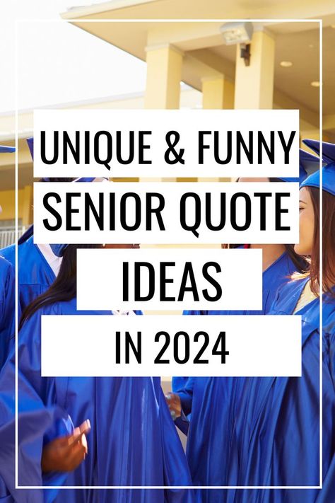 funny senior quotes High School Quotes Funny, Good Senior Quotes Funny, Quotes For Graduating Seniors, High School Senior Quotes, Senior Yearbook Ideas, Unhinged Funny, Funny Senior Quotes, Best Yearbook Quotes, My Fav Person