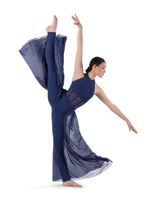 Spandex and mesh halter unitard with mesh midriff, attached mesh leg panels, and adjustable straps. Binding detail trim. Colors: 20237-23 Toast ;  20237-120 Steel Blue ;  20237-149 Crimson ; #dancecostumes #dance #dancerecital #costumegallery #lyrical #lyricaldance Dance Outfit Ideas, Modern Dance Outfit, Contemporary Dance Dress, Contemporary Dance Outfits, Modern Dans, Solo Dance Costumes, Modern Dance Costume, Cute Dance Costumes, Pretty Dance Costumes