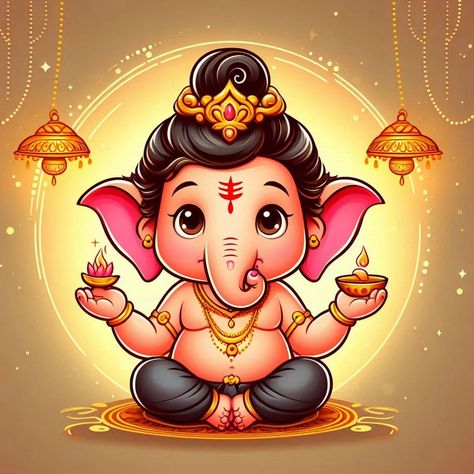 Divine Delight: Bal Ganesh's Joyful Journey Ganesha Art Cute, Cartoon Ganesha Drawing, Bal Ganesh Sketch, Little Ganesha Cute Hd Wallpaper, Bal Ganesh Painting, Ganpati Cute Images, Ganesh Art Drawing, Ganesh Cute Drawing, Cute Ganesha Drawing For Kids