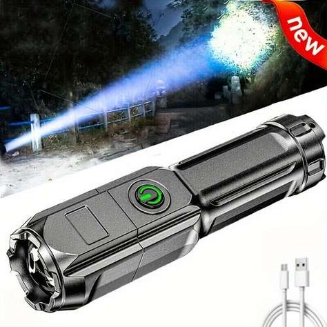 Super Bright Flashlight, Rechargeable Flashlight, Warehouse Storage, Light Flashlight, Night Fishing, Viria, Eagle Eye, Tactical Flashlight, Camping Lights