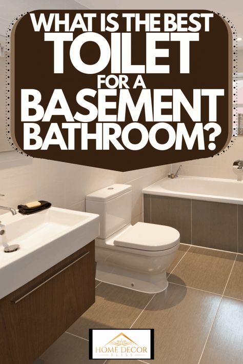 What Is The Best Toilet For A Basement Bathroom? - Home Decor Bliss Basement Toilet Ideas, Up Flush Basement Bathroom, Adding Basement Bathroom, Diy Basement Bathroom Budget, Raised Toilet Platform Basement, Upflush Bathroom Basements, Simple Basement Bathroom Ideas, Basement Washroom Ideas, Basement Half Bathroom