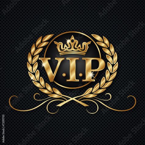 Stock Image: VIP logo Vip Logo, Cafe Logos, King And Queen Crowns, Hot Love Quotes, Royal Logo, Eagle Vector, Smile Wallpaper, Logos Ideas, Phone Screen Wallpaper