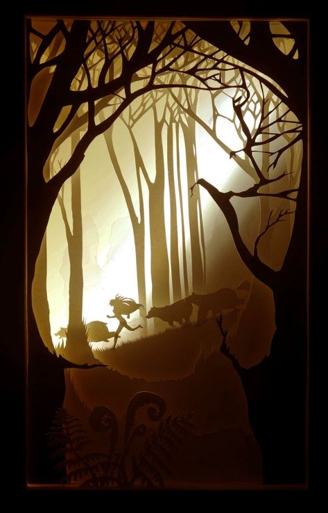 Outdoor Photography, Interesting Photography, Layered Art, Paper Cut Art, Paper Cut, Art Google, Window Display, Paper Lamp, At Night