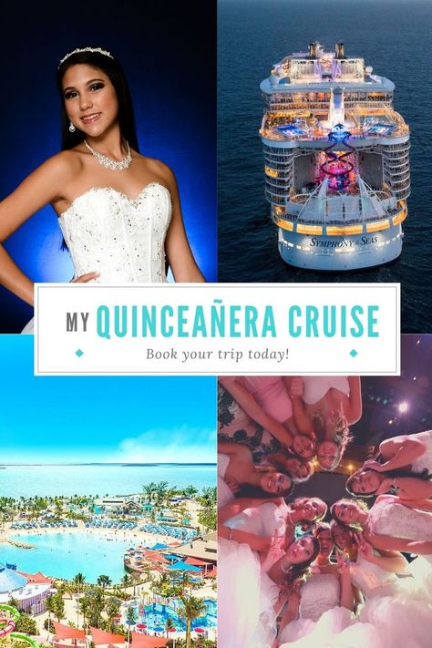 Quince On A Cruise, Sweet 16 Cruise Ideas, Destination Quinceanera, Sweet 15, Once In A Lifetime, Sweet Sixteen, Holiday Travel, Quince, Quinceanera