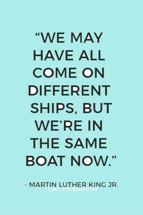 We all have a past, but we’re here in this together. Community and working together is how we make progress. Click here for 50 motivational Martin Luther King Quotes just like this one. #martinlutherkingjr #martinlutherkingjrday #martinlutherkingjrquotes #quotestagram #quotesdaily #quotestoremember #advicequotes #motivationalquotes #motivation #inspirationalquotes #positivequotes #inspirationalquotesandsayings #inspirationalwords #quotestoinspire Quotes About Unity Inspirational, Dr Martin Luther King Jr Quotes, Team Work Quotes, Quotes About Teamwork, Work Positivity, Luther King Quotes, Unity Quotes, Community Quotes, Empathy Quotes