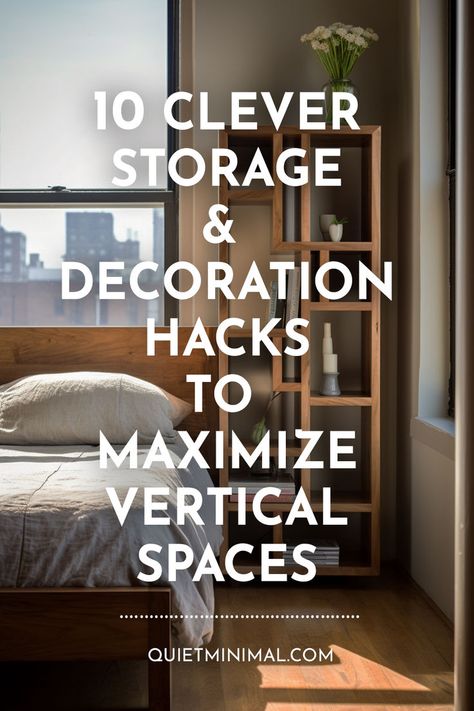 Discover innovative tips for utilizing vertical space in small rooms and awkward layouts. This article covers wall storage, hanging decor, shelving, and more #space-saving solutions! #smallspaceliving can be challenging, but with some #clever #storagehacks, you can #maximize unused vertical real estate. Get ideas for #wallstorage, #shelvingideas, and #hangingdecor that make the most of narrow #floorplans and #awkwardspaces. With a little creativity, you can conquer Raised Ceiling, Boho Living Room Decor Ideas, Decoration Hacks, Storage Hanging, Creative Storage Solutions, Gallery Wall Inspiration, Boho Living Room Decor, Inspire Me Home Decor, Living Room Decor Ideas