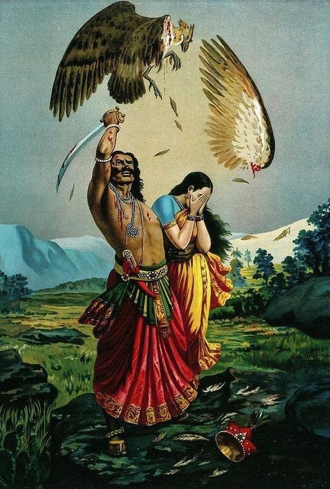 Raja Ravi Varma Paintings, Ravi Varma Paintings, Ravivarma Paintings, King Ravana, Ravi Varma, Raja Ravi Varma, Indian Art Gallery, Indian Painting, Hinduism Art