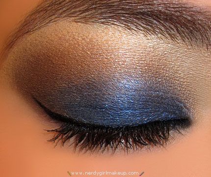 Nail Tricks, Prom Makeup For Brown Eyes, Black Eye Makeup, Colbalt Blue, Wedding Makeup For Brown Eyes, Eyeshadow Pencil, Bleed Blue, Feeling Pretty, Brown Eyeshadow