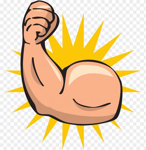 Strong Arm Emoji, Muscles Illustration, Strong Illustration, Strong Drawing, Muscle Illustration, Bible Clipart, Strong Hands, Man Clipart, Free Icons Png